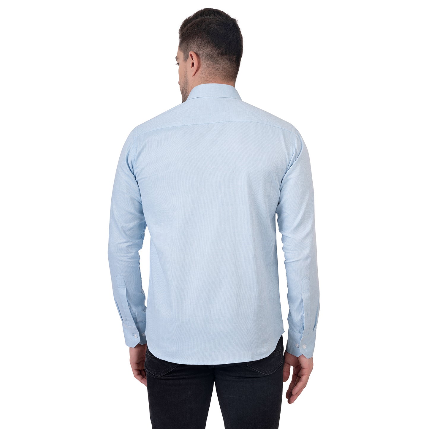 English Oxford Shirt Full Sleeve (Fade Blue)