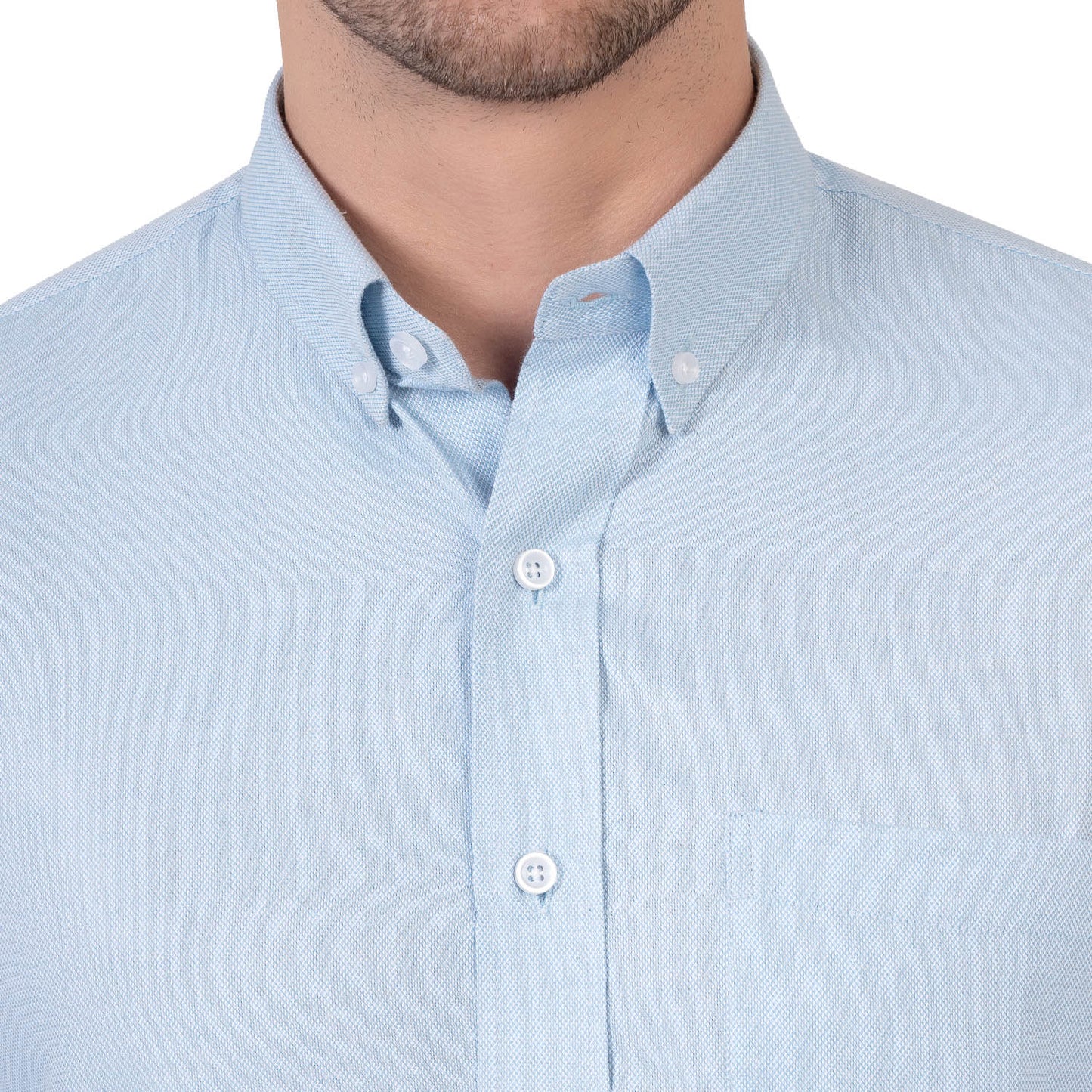 English Oxford Shirt Full Sleeve (Fade Blue)