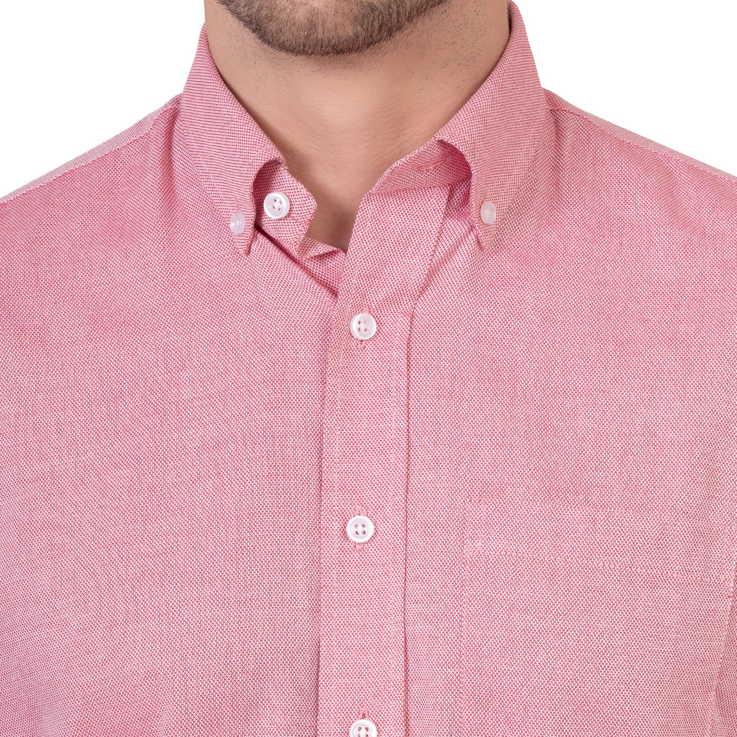 English Oxford Shirt Full Sleeve (Pink)