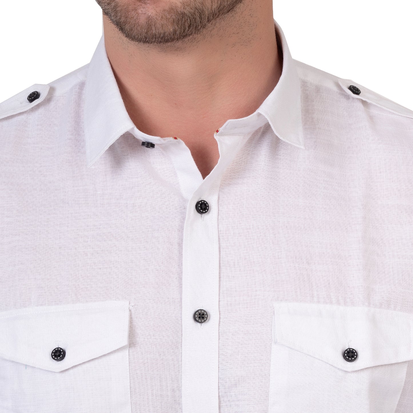 Full Sleeve Magic Linen Shirt (White)