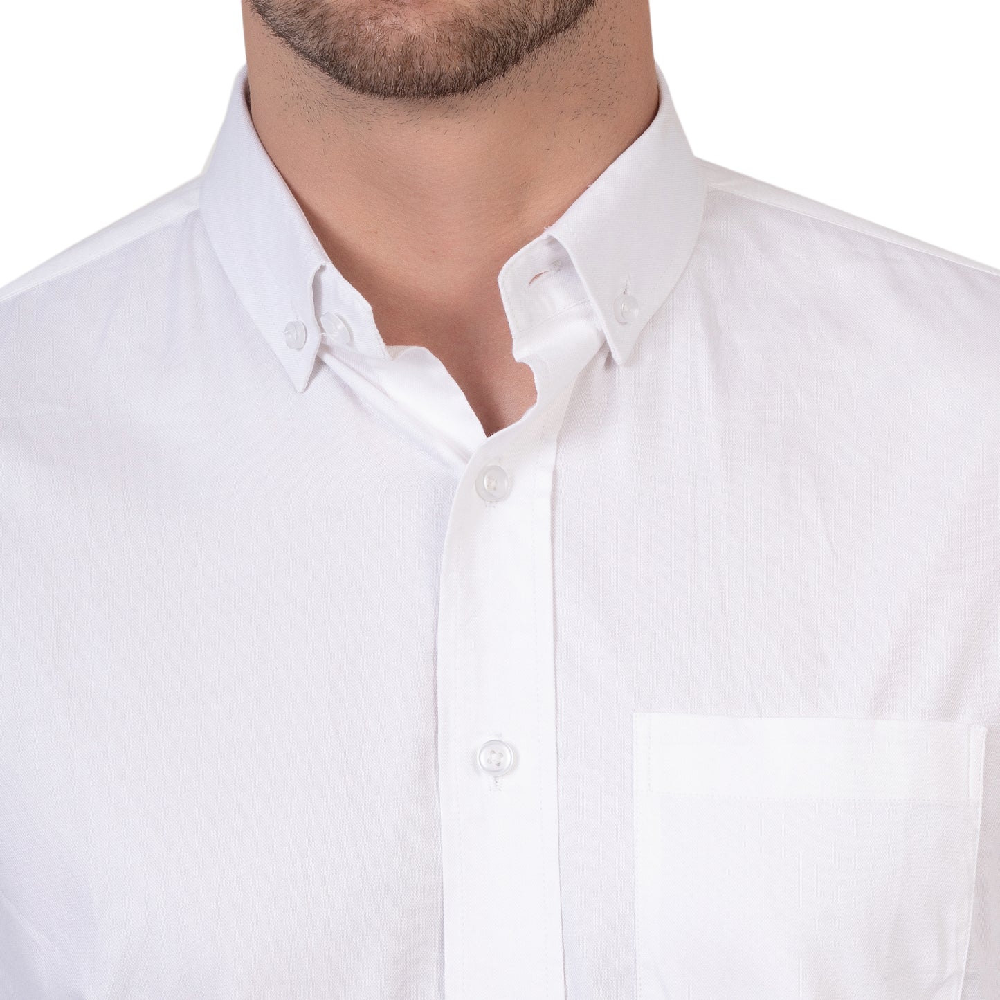 English Oxford Shirt Full Sleeve (White)