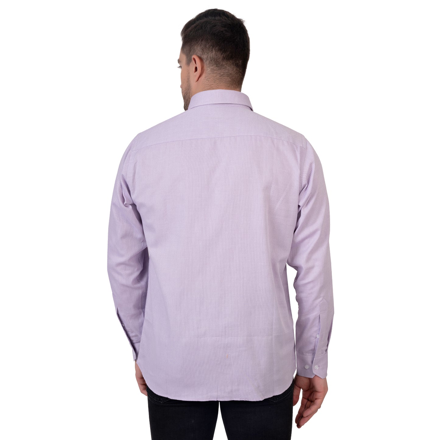 English Oxford Shirt Full Sleeve (Faded Purple)