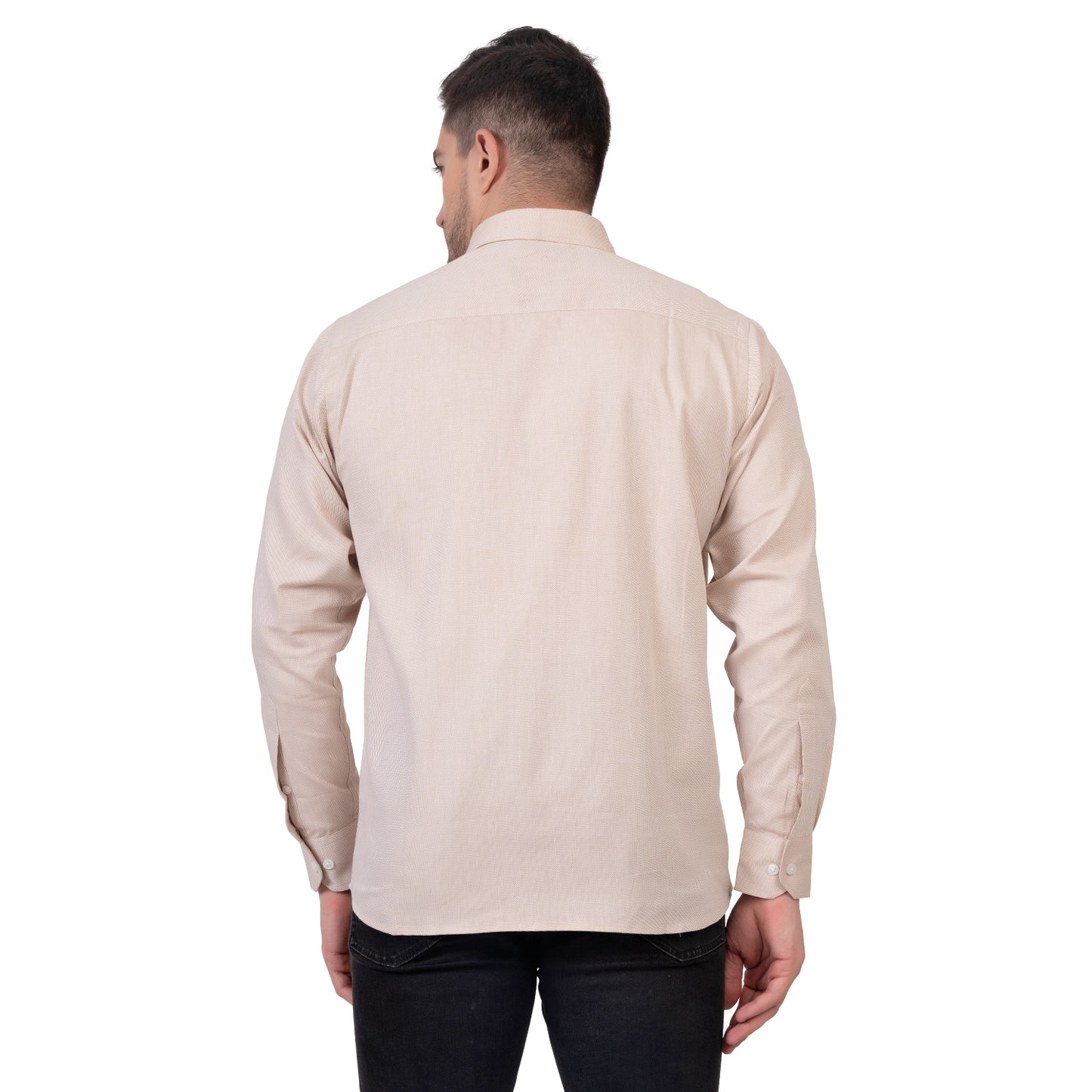 English Oxford Shirt Full Sleeve (Sand Brown)