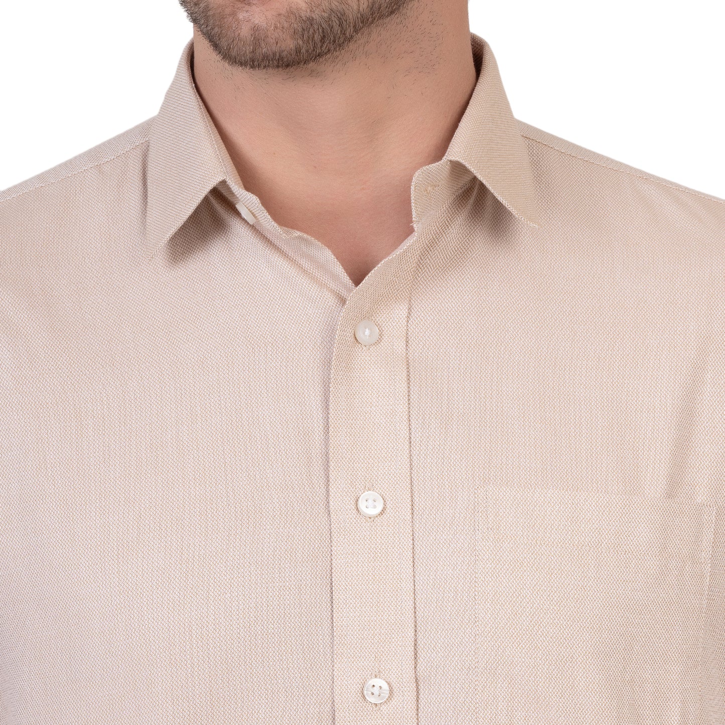 English Oxford Shirt Full Sleeve (Sand Brown)