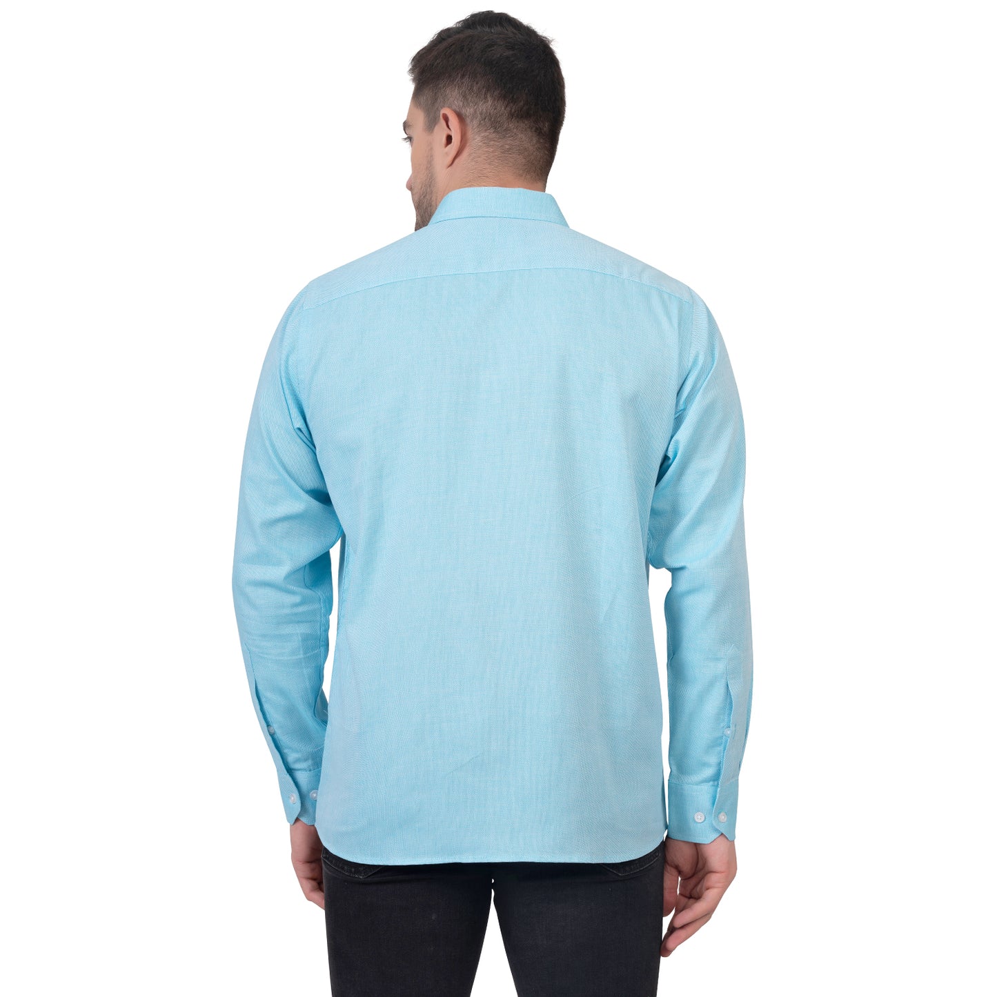 English Oxford Shirt Full Sleeve (Sky Blue)