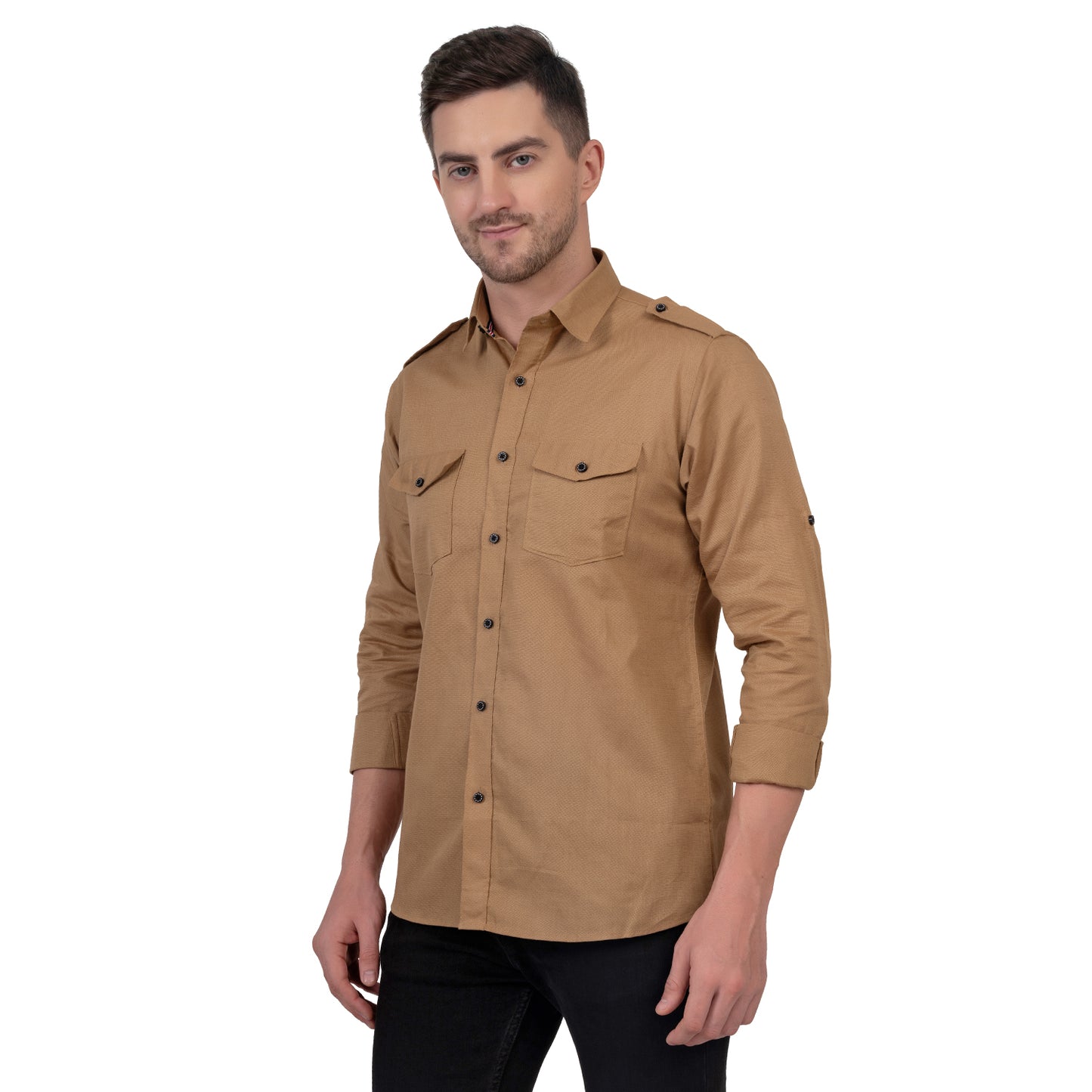 Full Sleeve Magic Linen Shirt (Coffee Brown)