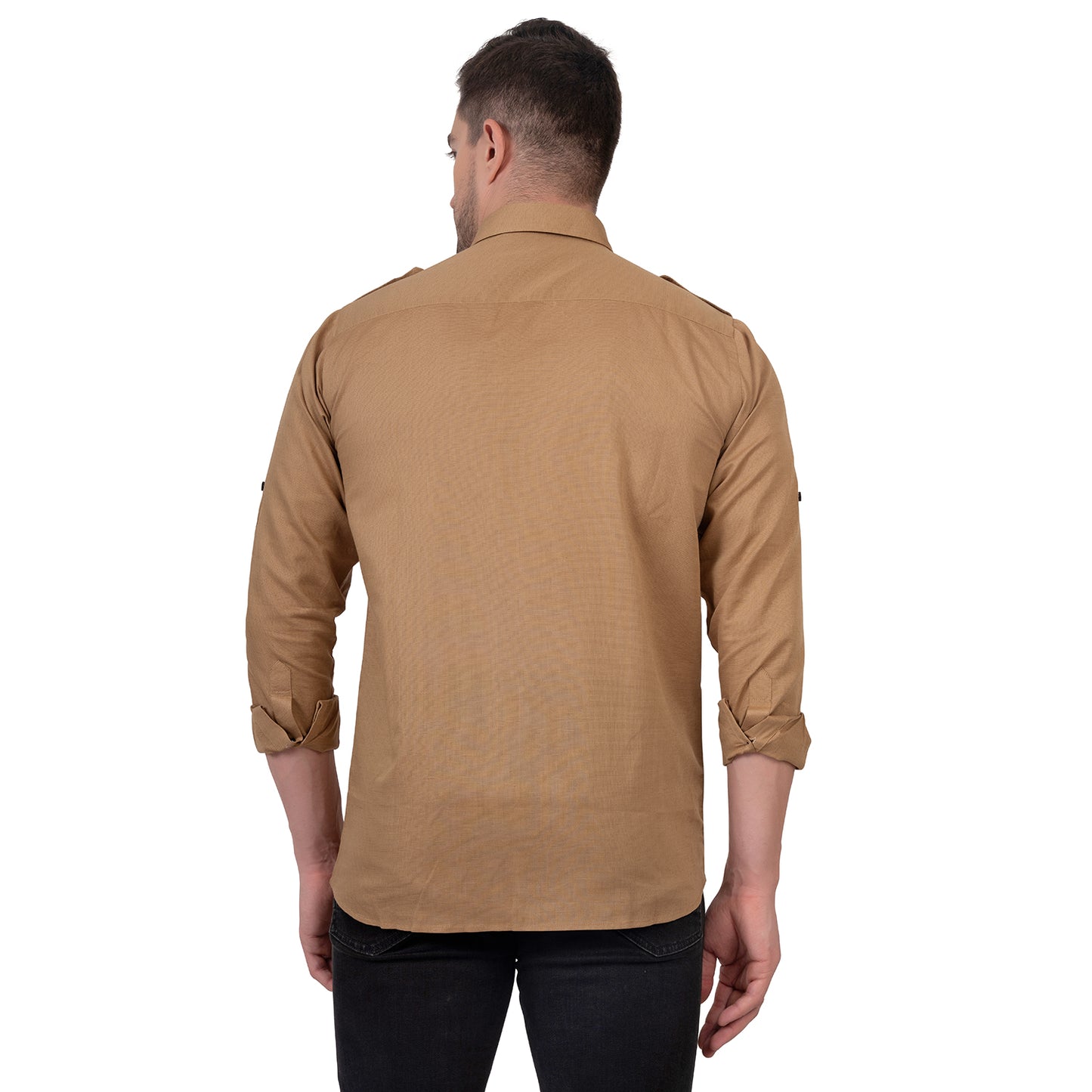 Full Sleeve Magic Linen Shirt (Coffee Brown)