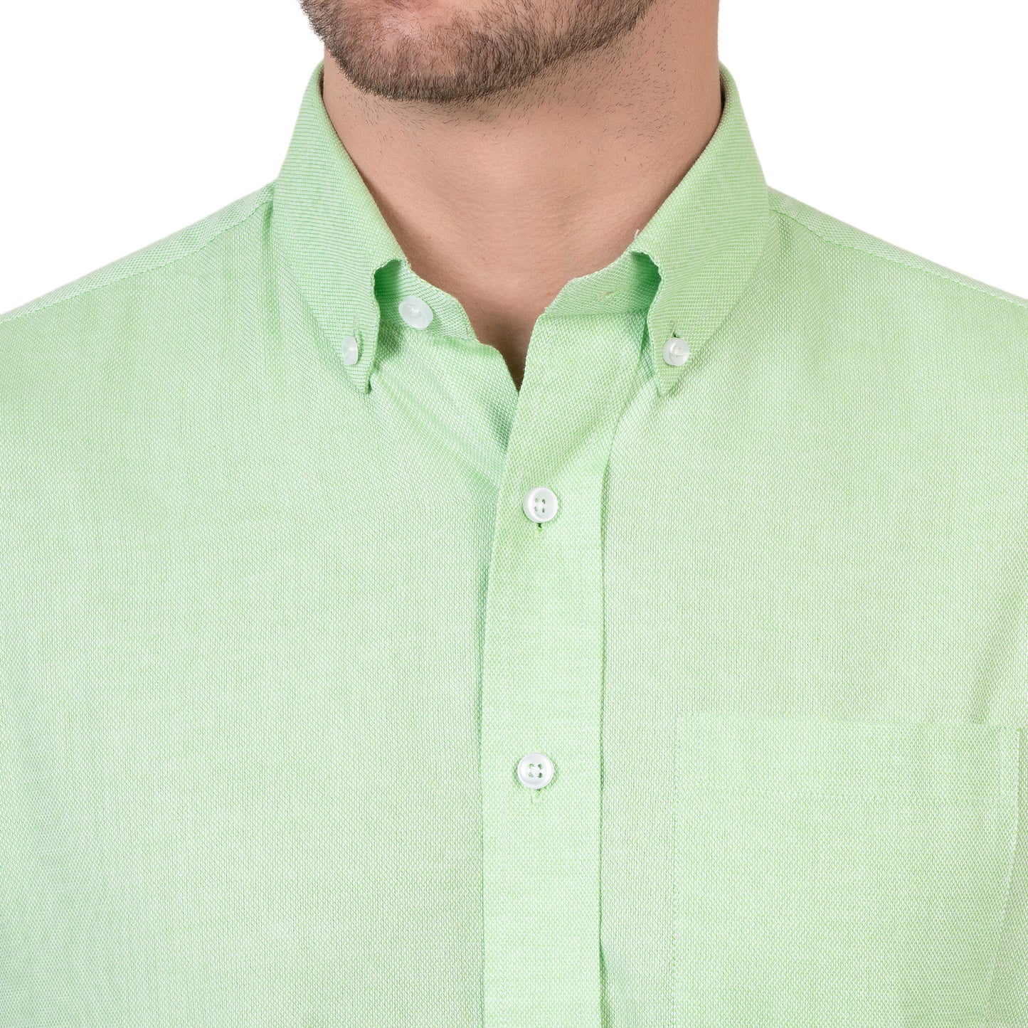 English Oxford Shirt Full Sleeve (Aqua Green)