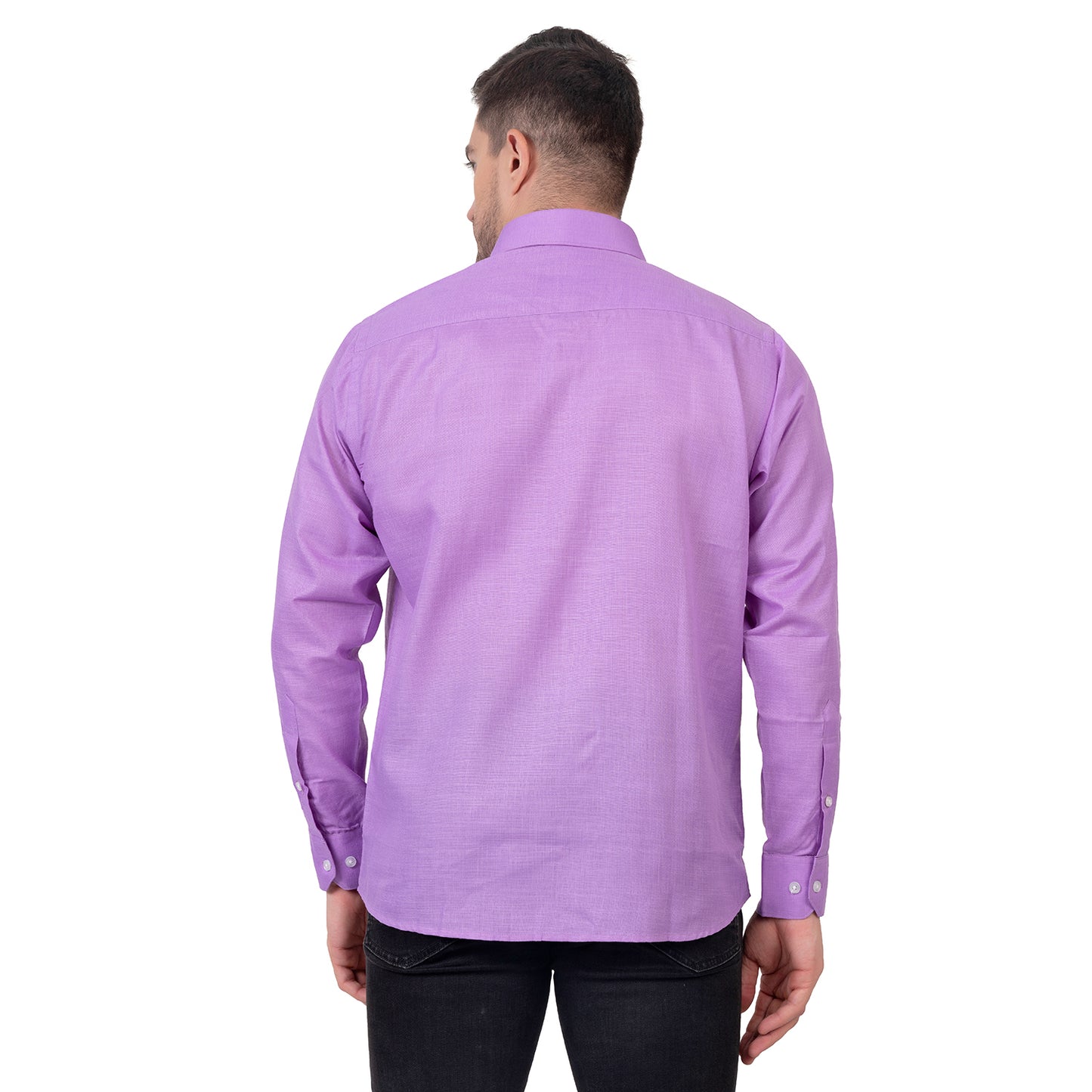 Full Sleeve Magic Linen Shirt (Purple)