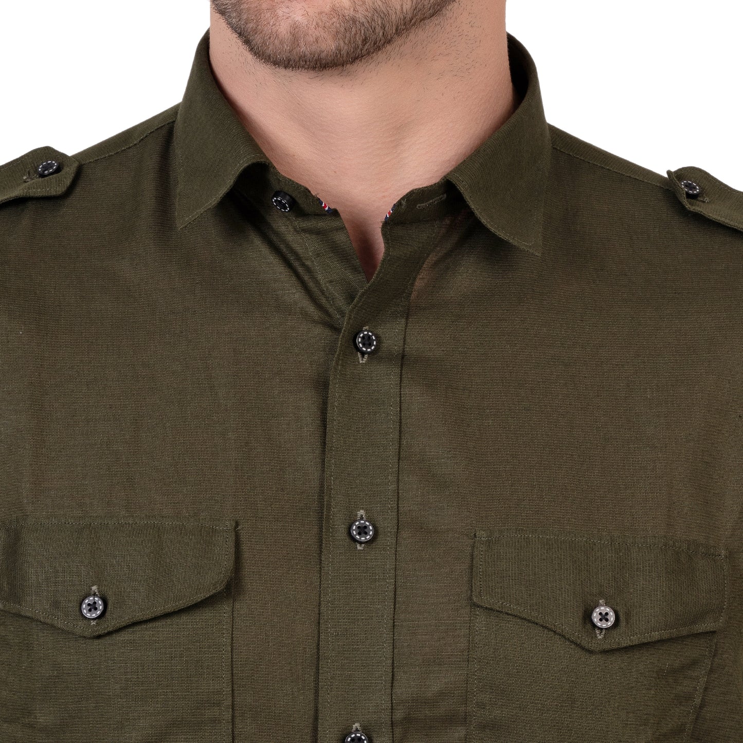 Full Sleeve Magic Linen Shirt (Spruce Green)