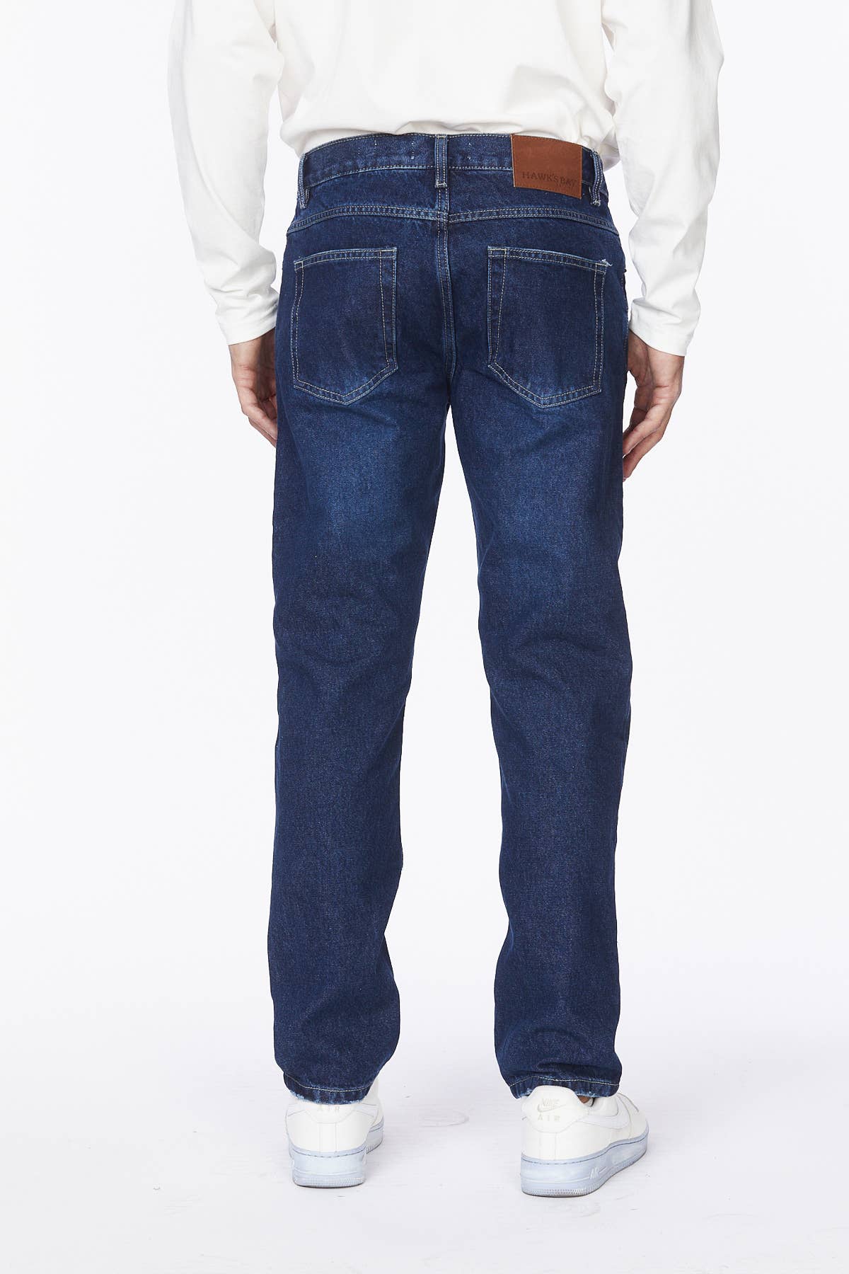 Men's Straight Loose Fit Denim Jeans